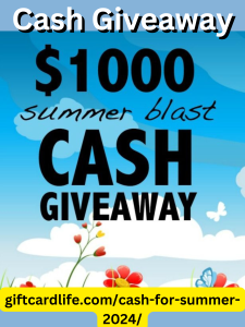 1000 Free Cash for Summer 2024